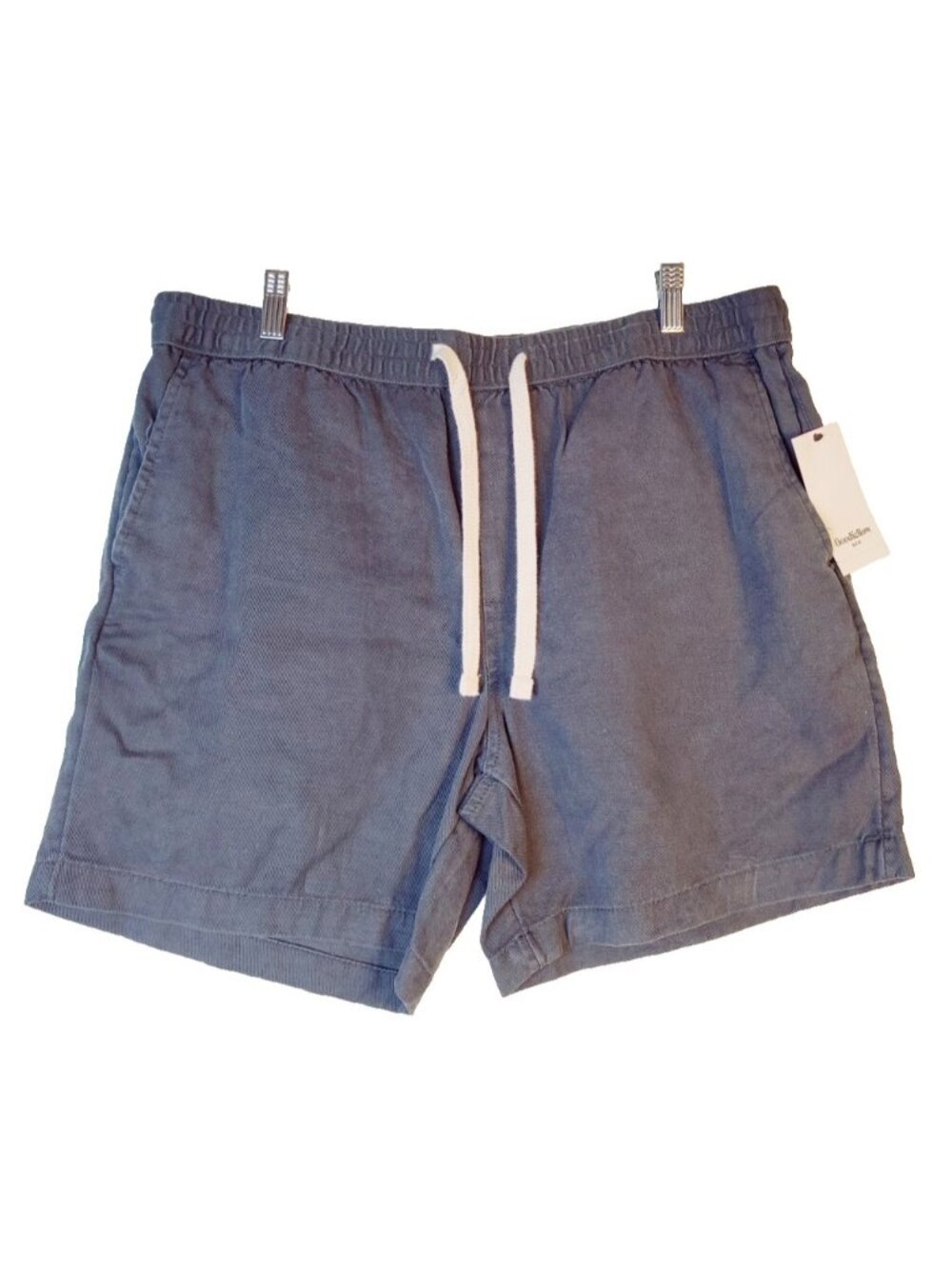 Goodfellow & Co NEW Men's  L Vintage Pull-On Shorts Charcoal Gray 7 Inch Inseam